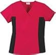 Cherokee Uniforms Side Panel Solid (Assorted Colors) V-Neck Scrub Top