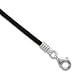 Black Satin Cord with .925 Silver Clasp- 16 + 2 IN