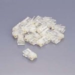 iBUFFALO Arvel RJ-45用コネクタ 単線タイプ 100個入り LPTRJ100