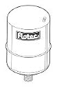 Flotec In-Line Pre-Charged Water System Tank - 6 Gallon Capacity, Model# FP7105