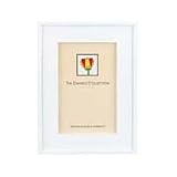 Dennis Daniels Wood Picture Frame with a Step Molding Profile, for a 8 x 10 Photograph, Color: White.