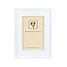 Dennis Daniels Wood Picture Frame with a Step Molding Profile, for a 8 x 10 Photograph, Color: White.