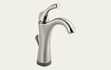 Delta Faucet アディソン 1 ハンドル シングル ホール バスルーム 蛇口 ステンレス 【並行輸入品】+NONOKUROオリジナル携帯クロス