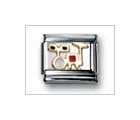 Drumset Mix Classic Enamel, Italian Charm by Nomination Charms