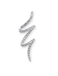 Ann Harrington Jewelry 14k White Gold .28 Ct Tw Diamond Chain Slide