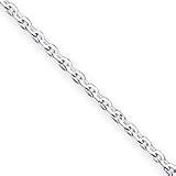 114e%2BbYyGZL. SL160  Cable Chain Necklace Sterling Silver 2.00mm (Available in Different Sizes)