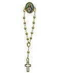 Sacred Heart of Jesus One Decade Rosary Pin Lapel. Made in Brazil.