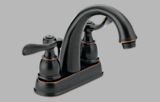 Delta Foundations 25996LF-OB Two Handle Centerset Lavatory Faucet, Oil Bronze