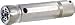 Premierlight 970060 PL-7 Series Flashlight All White LEDs( Titanium)