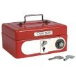 Children Kids Red Locking Cash Box