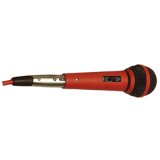 Microphone Dynamic Twin Impedance 500/50K Ohm Red, Red