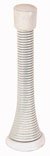 White Spring Door Stop w/ Rubber Bumper - 52-3696