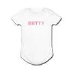 BETTY - Name-Series - White, Blue or Pink Onesie / Baby T-shirt