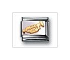 Trumpet No Color Classic Gold, Italian Charm by Nomination Charms