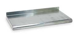 Storelogic 2HFY1 Wall Shelving, W 36 In, Galvanized Steel