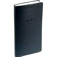 Black Leather 2009 Pocket Planner