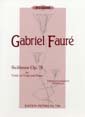 Faure Sicilienne Op78 for Violin (or Viola) & Piano (Peters Edition)
