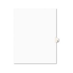 Avery-Style Legal Side Tab Divider, Title: 15, Letter, White, 25/Pack