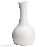 White Ceramic Vase 5.25 inch