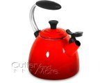 Le Creuset Halo Enamel-on-Steel 1-1/2-Quart Kettle, Cherry