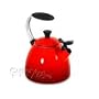 Le Creuset Halo Enamel-on-Steel 1-1/2-Quart Kettle, Cherry