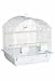 Supreme Parakeet/Canary Cage, White Painted Finish,