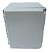 Hoffman A14128CHSCFG Junction Box, Wall Mount, Type 4X, 14" x 12" x 8", Fiberglass