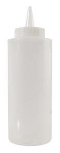 12 oz. Clear Squeeze Bottle 6 / Pack