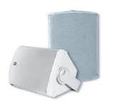 Poly-Planar 5-Inch x 7-Inch Compact Marine Box Speakers (White, Pair)