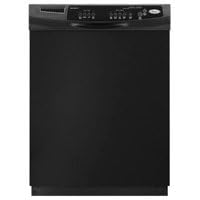 Whirlpool Black Full Console 24 Inch Dishwasher GU2300XTVB by Whirlpool