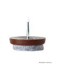 Big Foot Universal Professional Nail-On Padded Furniture Tack Glides - 16 Pie...