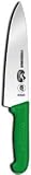 R H. Forschner by Victorinox 8-Inch Chef's Knife, Green Fibrox Handle