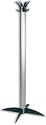 Acorn Storm Coat Stand Aluminium with Fixings Slide with ABS Base H1550mm Silver Ref 507680
