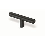 12 x 82mm Matte Black European Railing One Stem Pull
