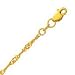 Jewelry : 10k Yellow Gold 10 Inch X 2.1 mm Singapore Chain Anklet