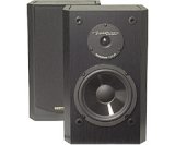 BIC America 6 Inch 2-Way Shielded 150-Watt Bookshelf Speakers DV-62SIB