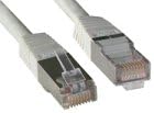 LINDY 0.5 Meter Network Cable CAT5e FTP, Gray (44001)