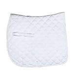 Dressage Saddle Pad Whte 25