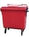 Outdoor Living : Wheelie Bin - Red - 660L - Free Delivery