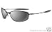 Oakley Whisker In A Black Frame With Iridium Grey Lens