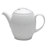 Denby White Trace Teapot 10.25-in.