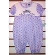 Little Me Purple Rose Floral Coverall -9m