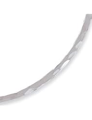 Sterling Silver 3.5mm Hammered Neck Collar