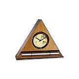Zen Alarm Clock - Honey Finish w/Japanese Leaf face