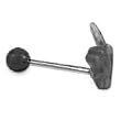 Stainless Steel with UV Black Barbell - Finger Sold as a Pair