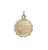 Graduation Day Disc, 14K Gold Charm