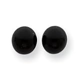 Sardelli - 14kt White Gold Onyx Bead Earrings