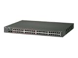 Nortel Business Ethernet Switch 1020-48T PWR - Switch - 48 ports - EN, Fast EN, Gigabit EN - 10Base-T, 100Base-TX, 1000Base-T + 2 x shared SFP (empty) - 1U