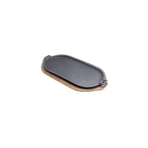Tomlinson 1016982 – Cast Iron Serving Griddle w/ Handles, 18 x 9-1/4-in
