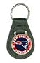 New England Patriots Leather Key FOB